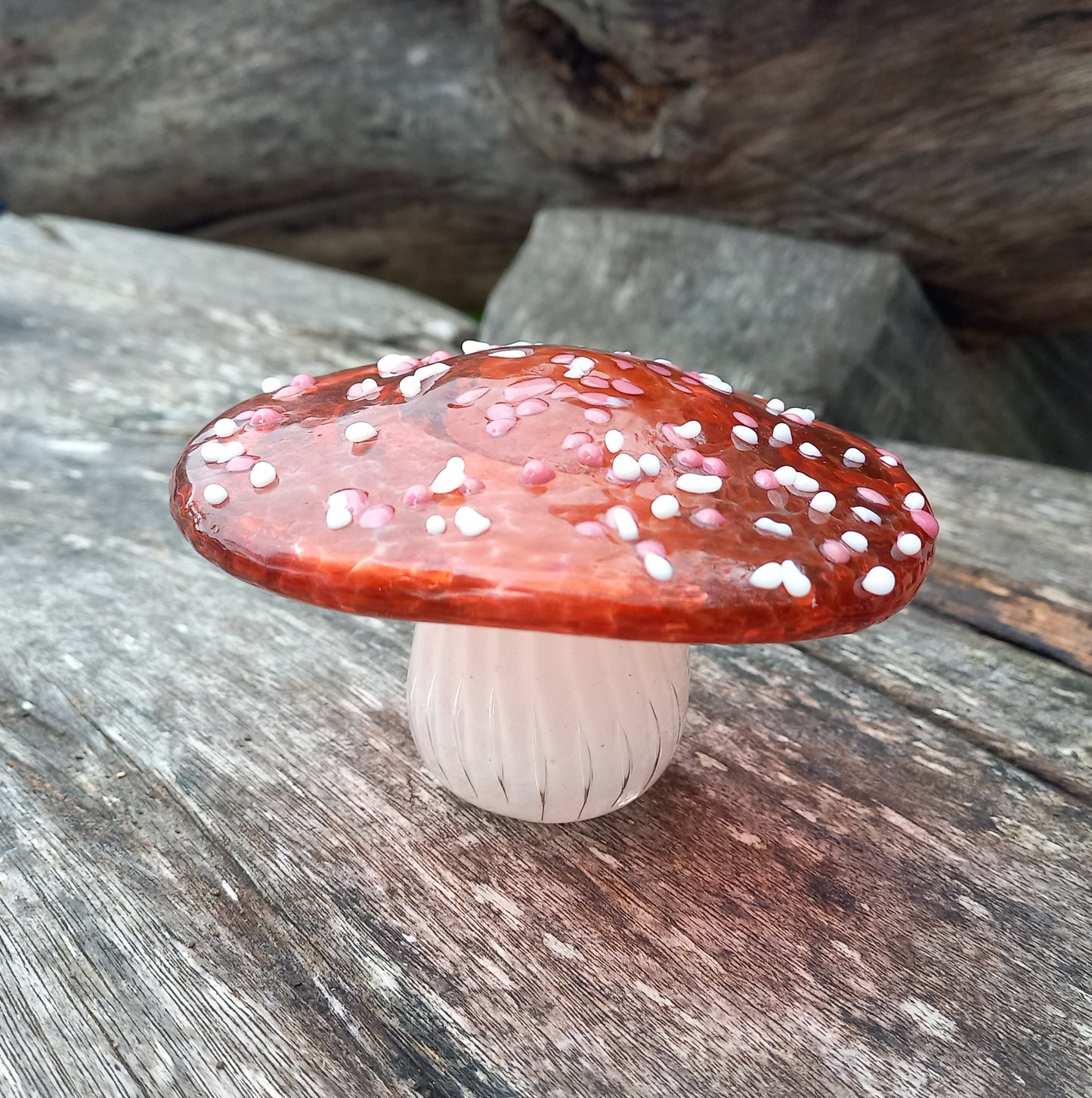 Glass Mushroom Large