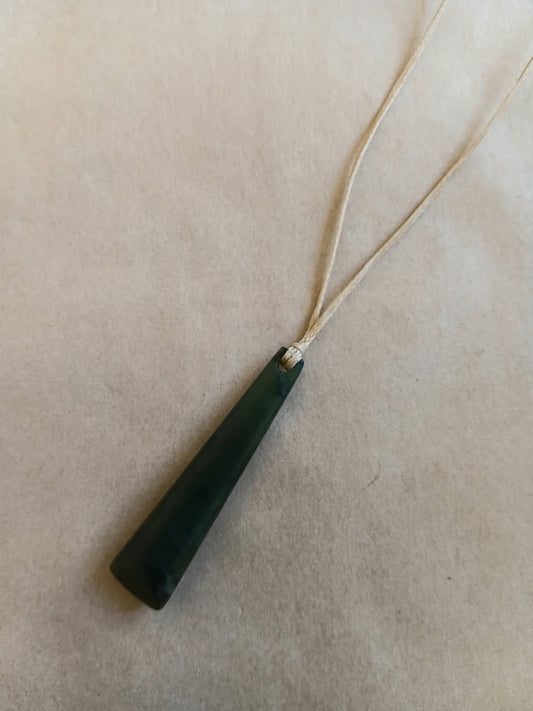 Pounamu Whaio Hei Toki  50mm
