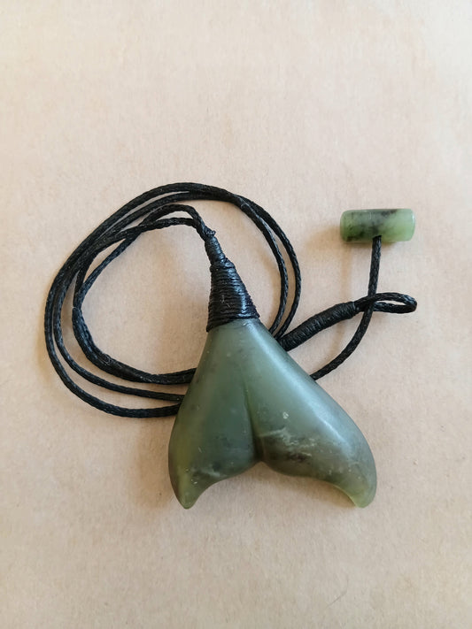 Pounamu Whale Tail