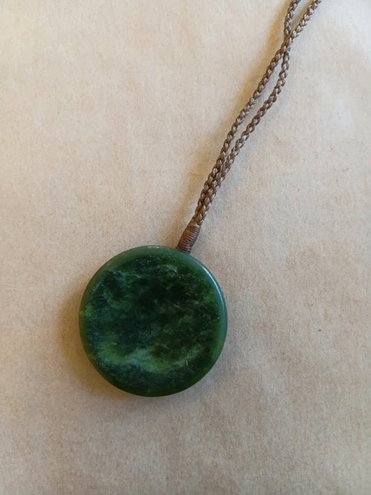 Pounamu Disc 4 plait