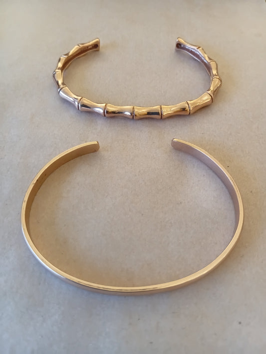 Copper Cup Bangle (Small)
