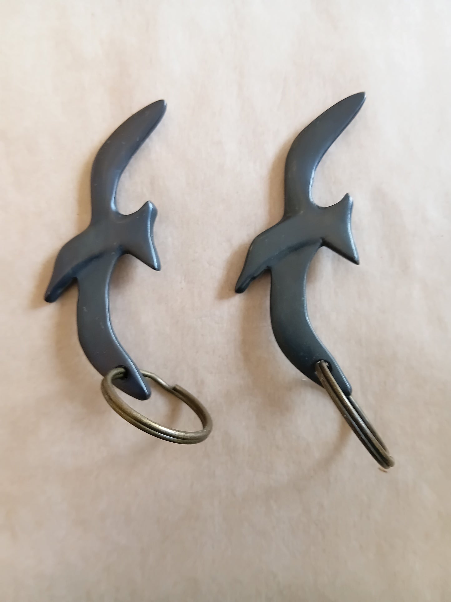 Bronze Seagull Key Ring