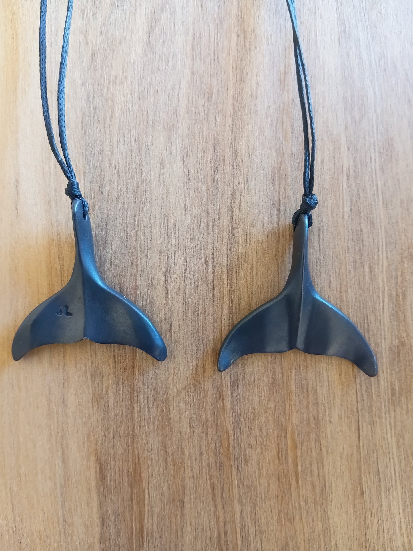 Bronze Small Whale Tail necklace