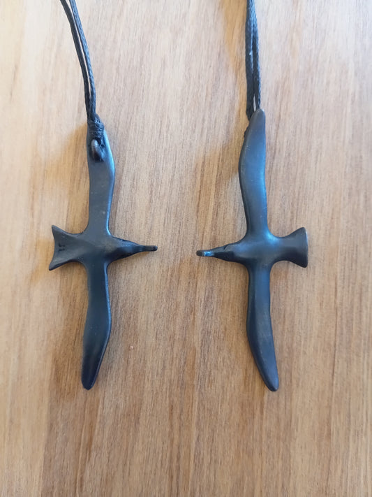 Bronze Small Albatross necklace 65mm