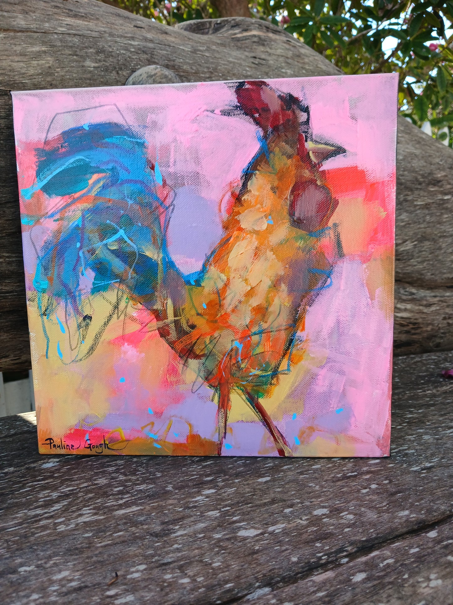 Good Morning   Original Acrylic
