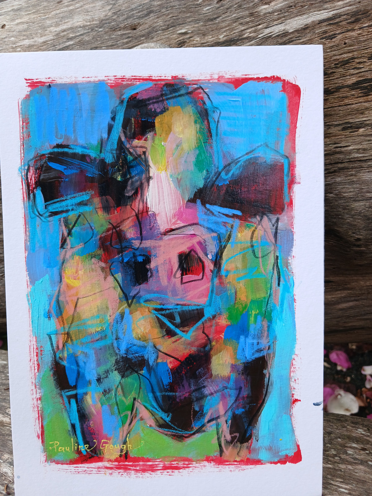 A4 Original Painting-Jilly