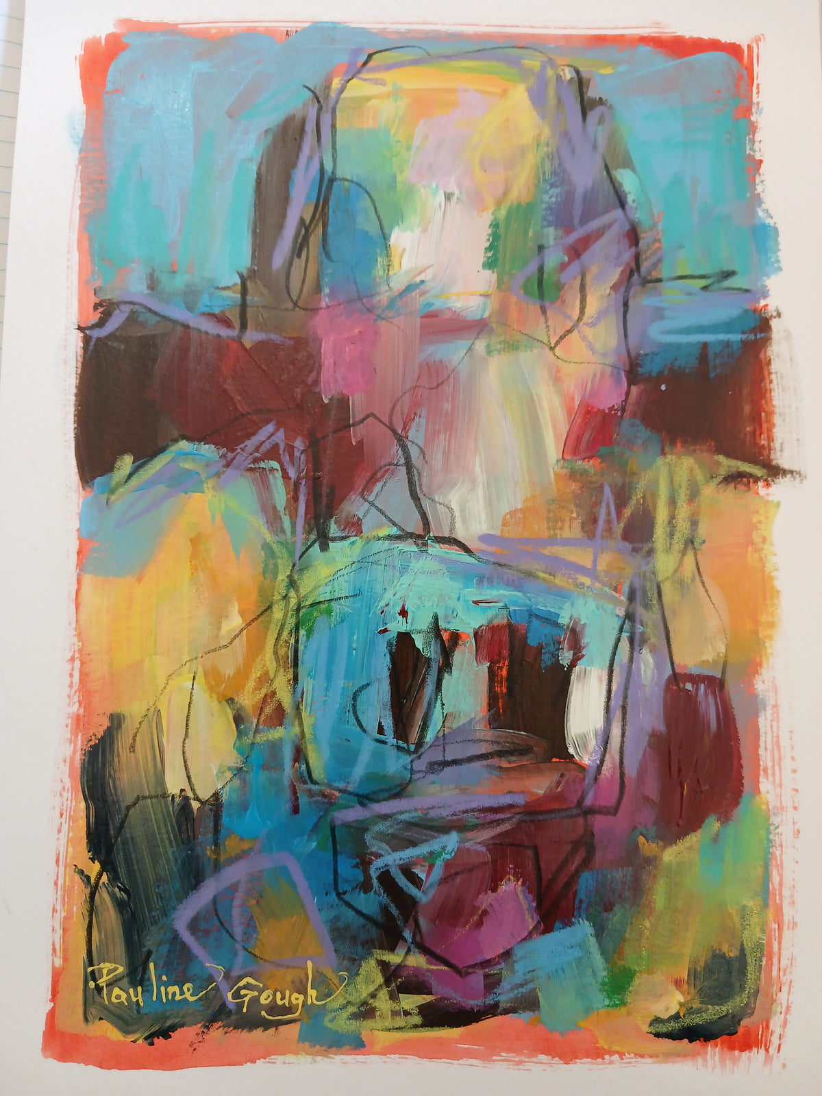 A4 Original Painting-Felicity