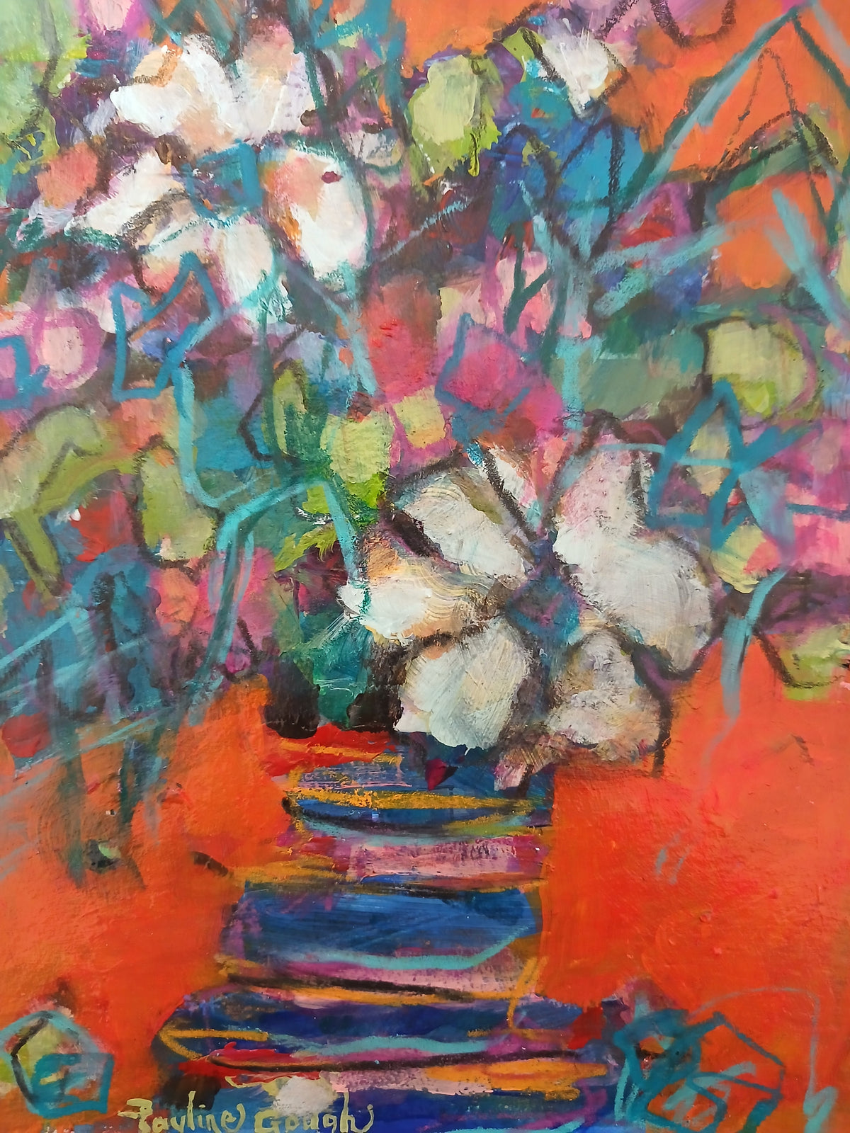 A4 Original Painting-Margot