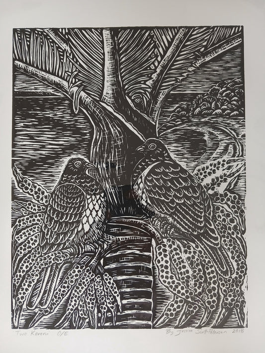 Two Kereru   Open Edition