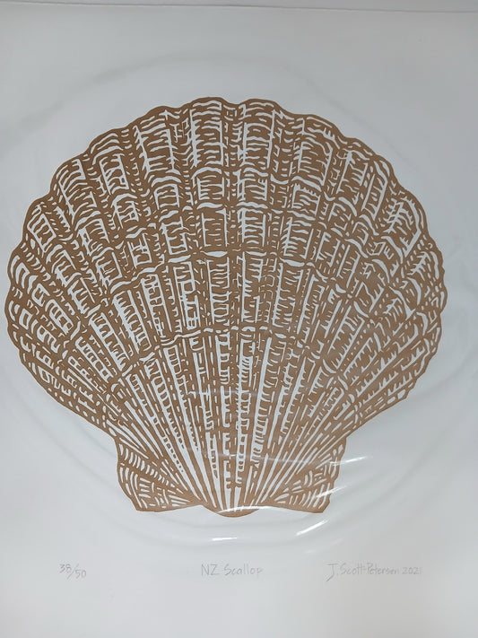 NZ Scallop-Gold Limited Edition 38/50