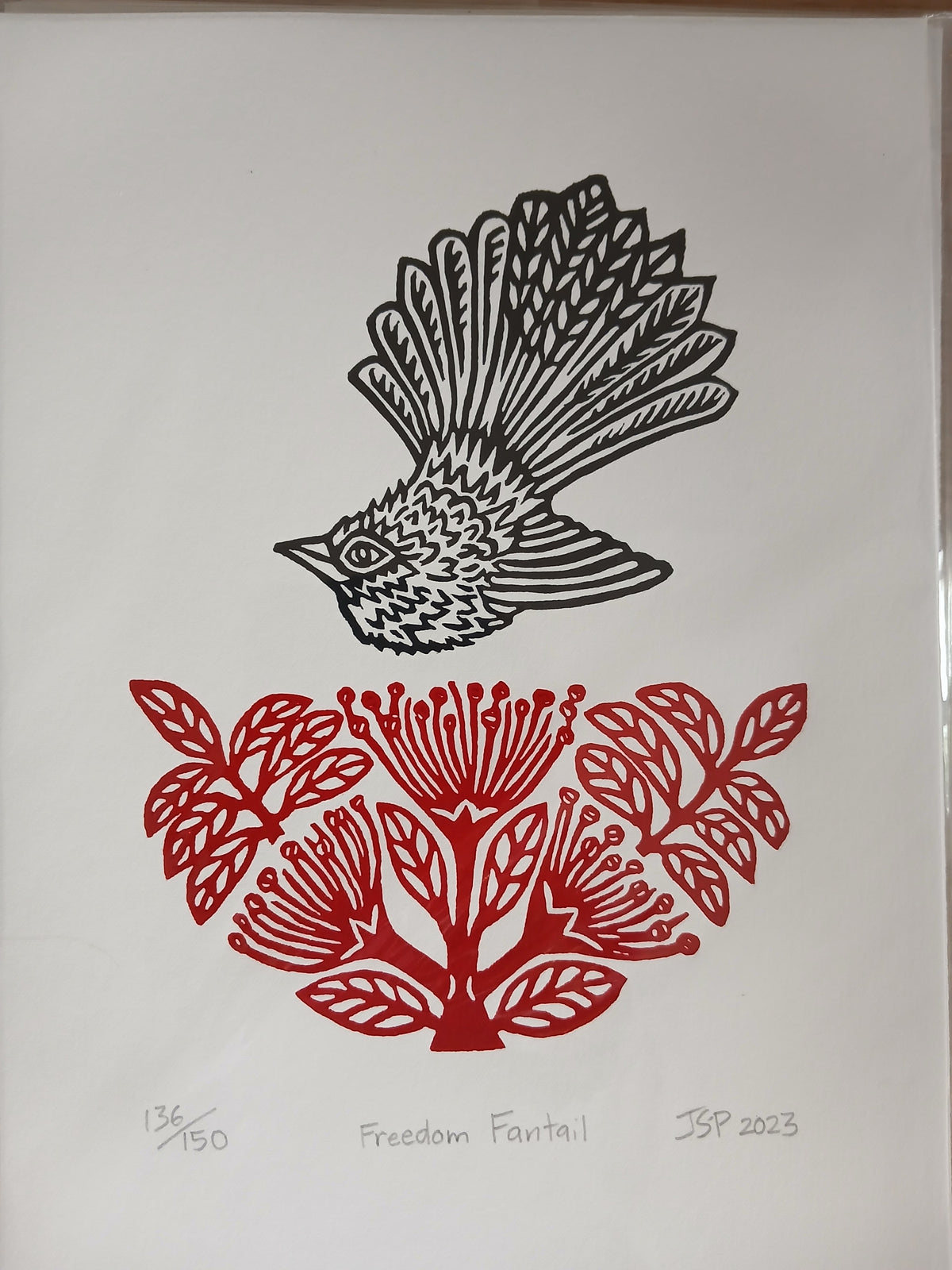Freedom Fantail Limited Edition Framed