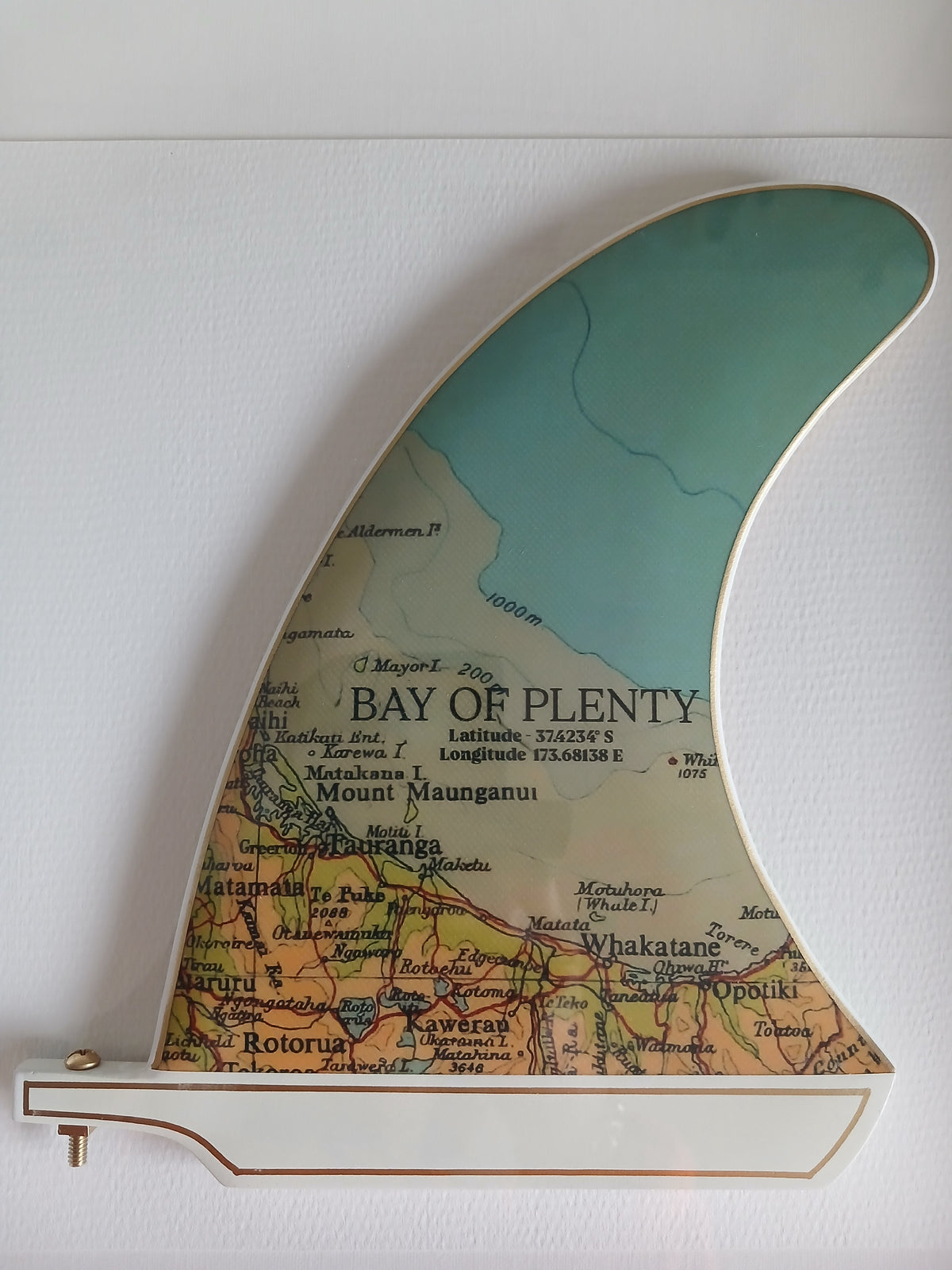 Framed Surfboard Fin - Bay Of Plenty