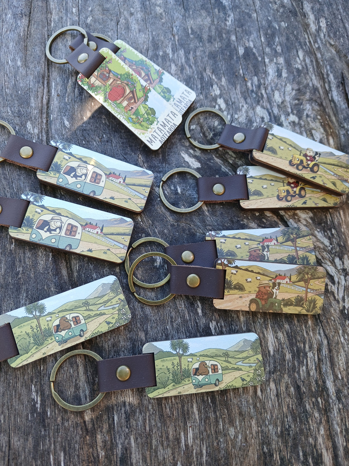 Kiwiana Key Rings