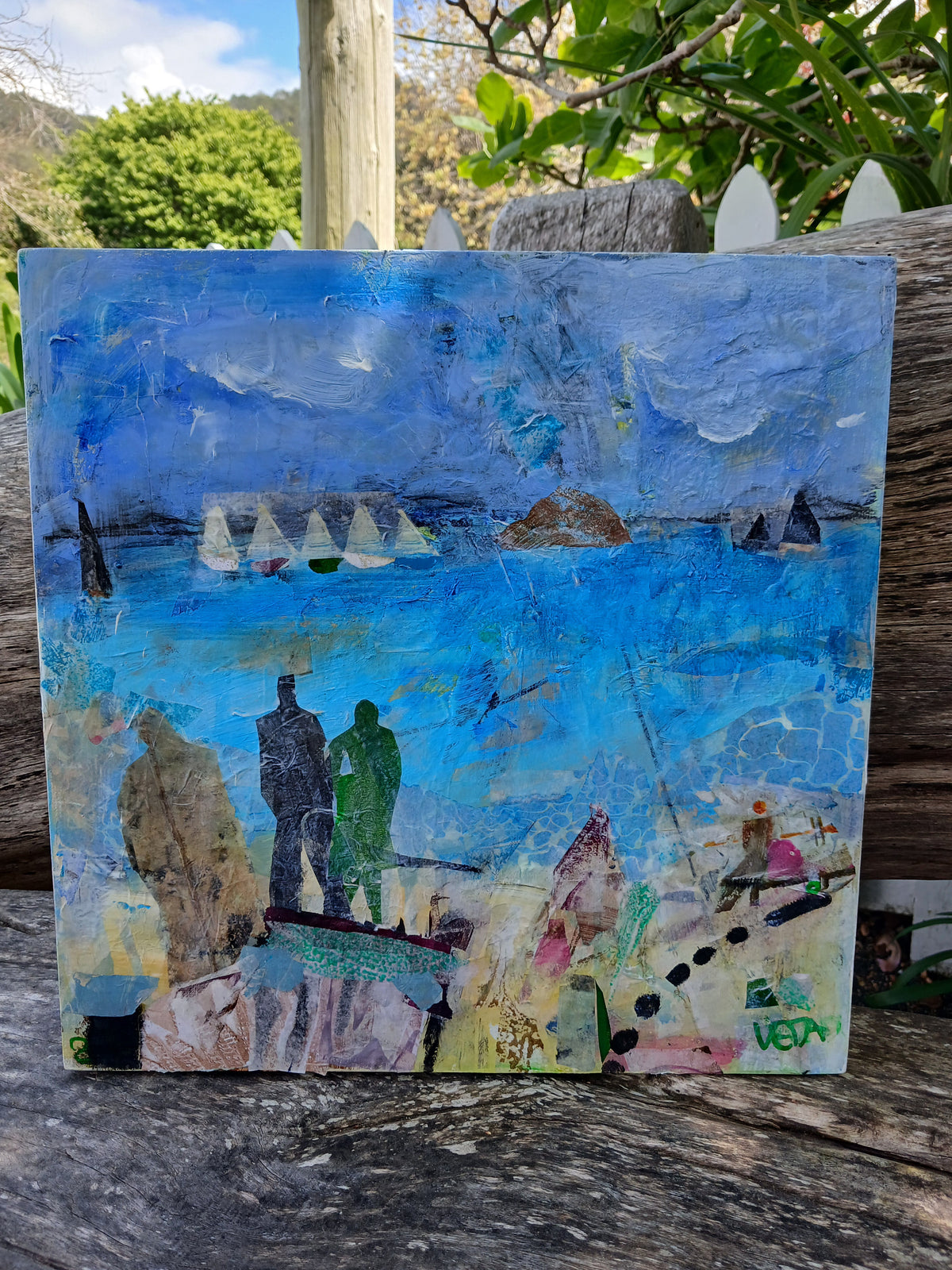 By the Water Mixed Media