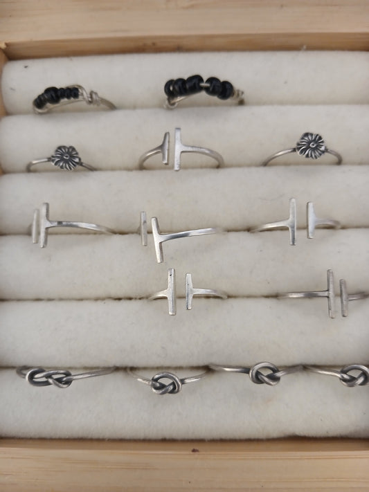 Assorted Silver Rings