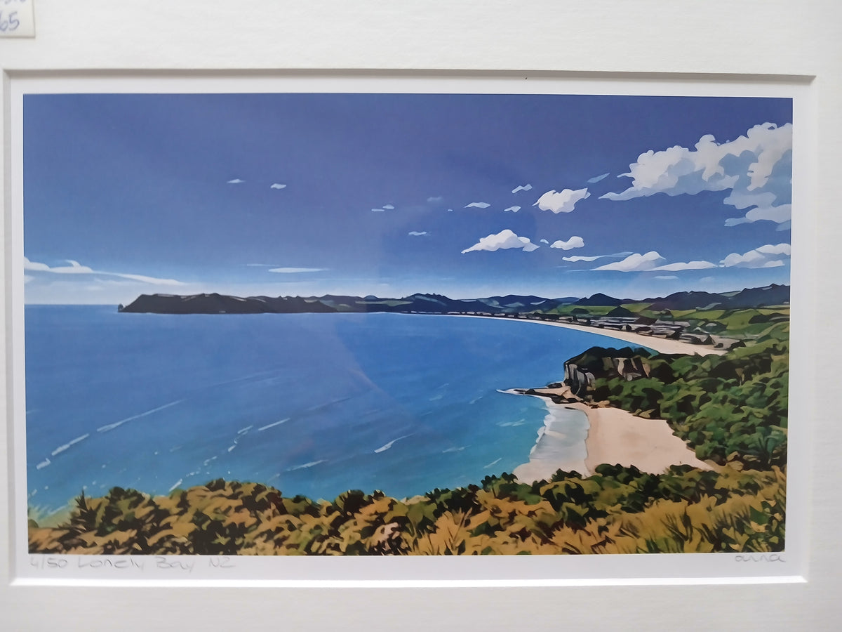 Lonely Bay Print A4