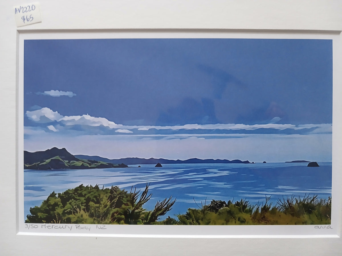 Mercury Bay Print A4