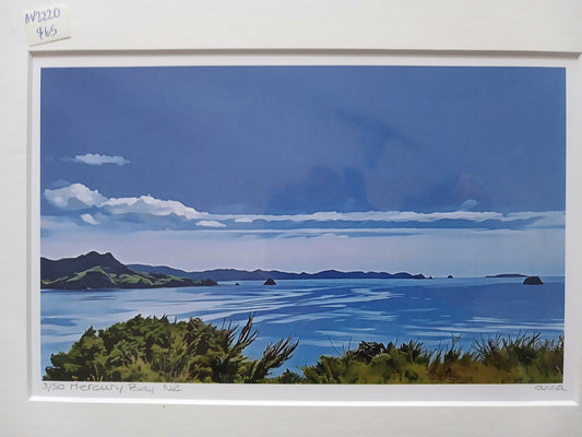 Mercury Bay Print A4