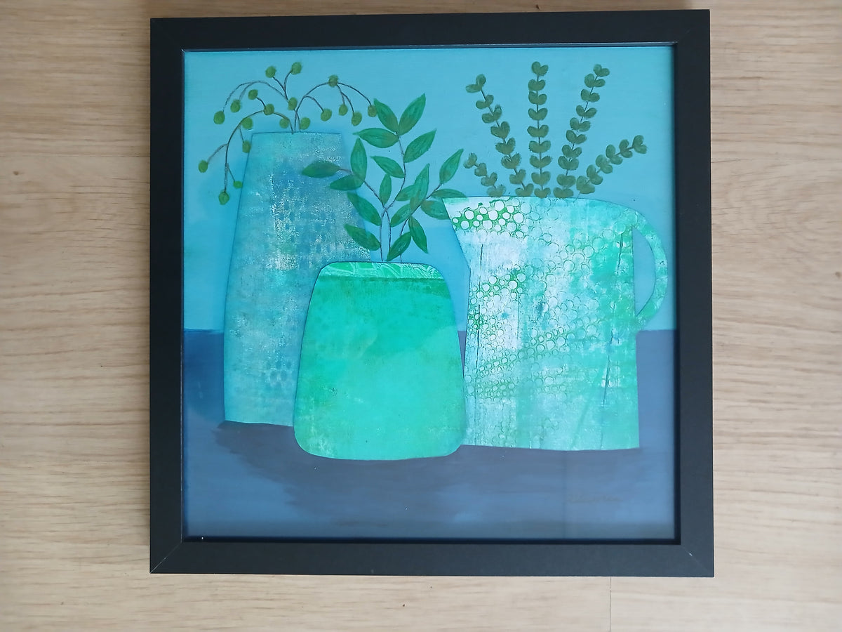 Verdant Gathering  Mix Media