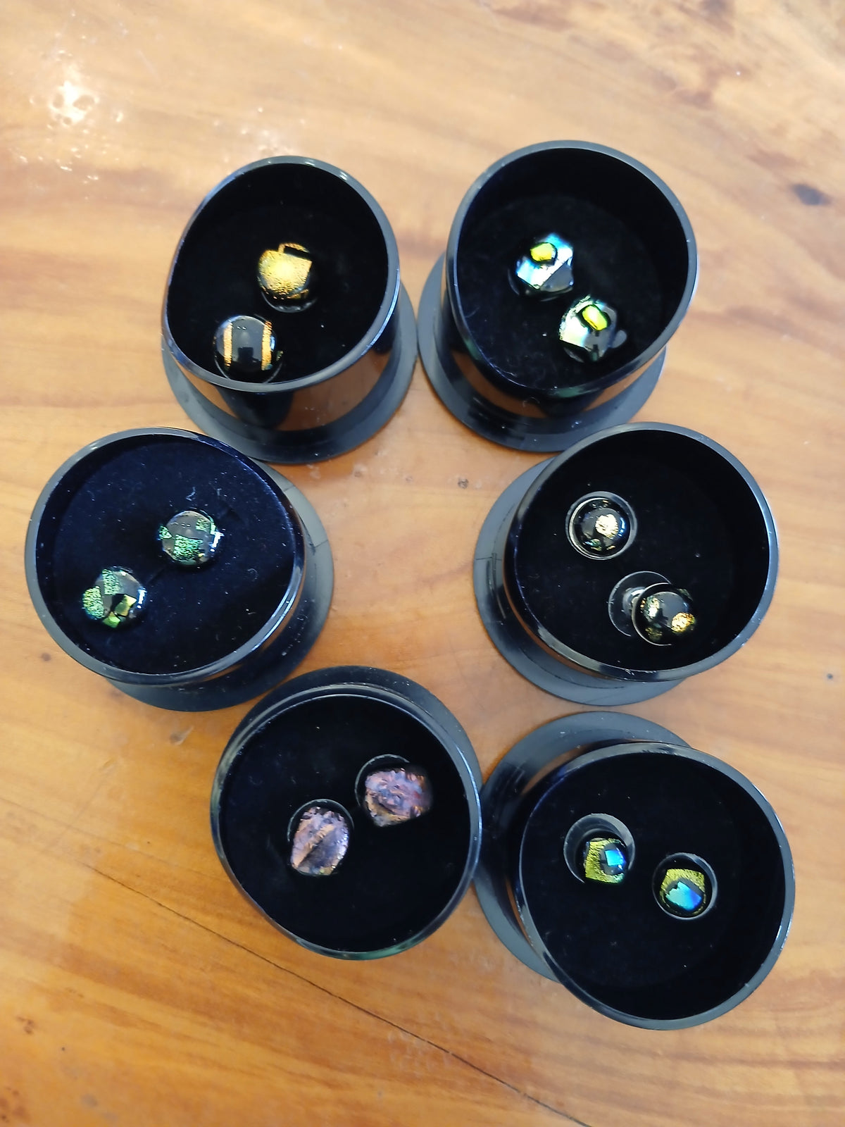 Glass Stud Earring