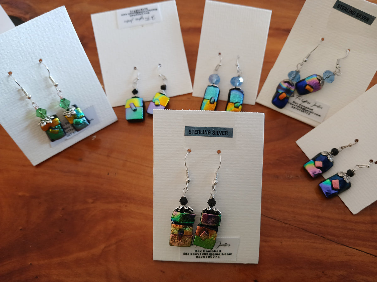 Hanging Glass Earring