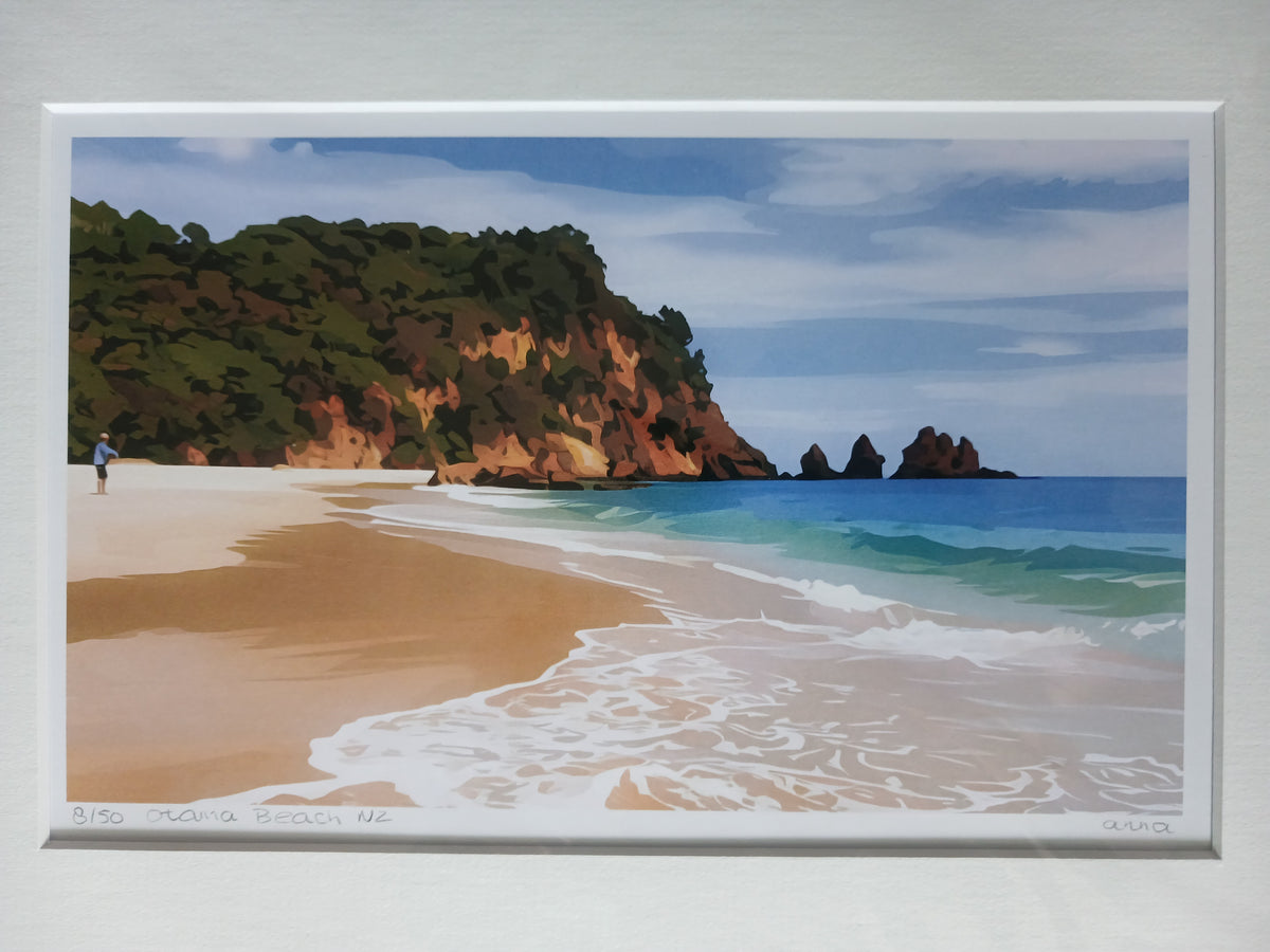 Otama Beach-A4 Print