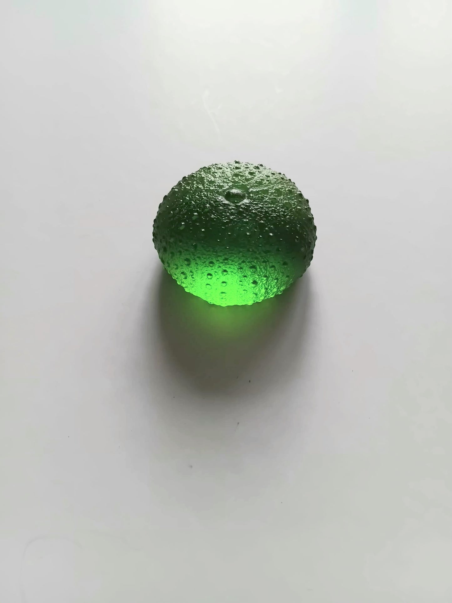 Small Glass Urchin - Vivd Green 42mm