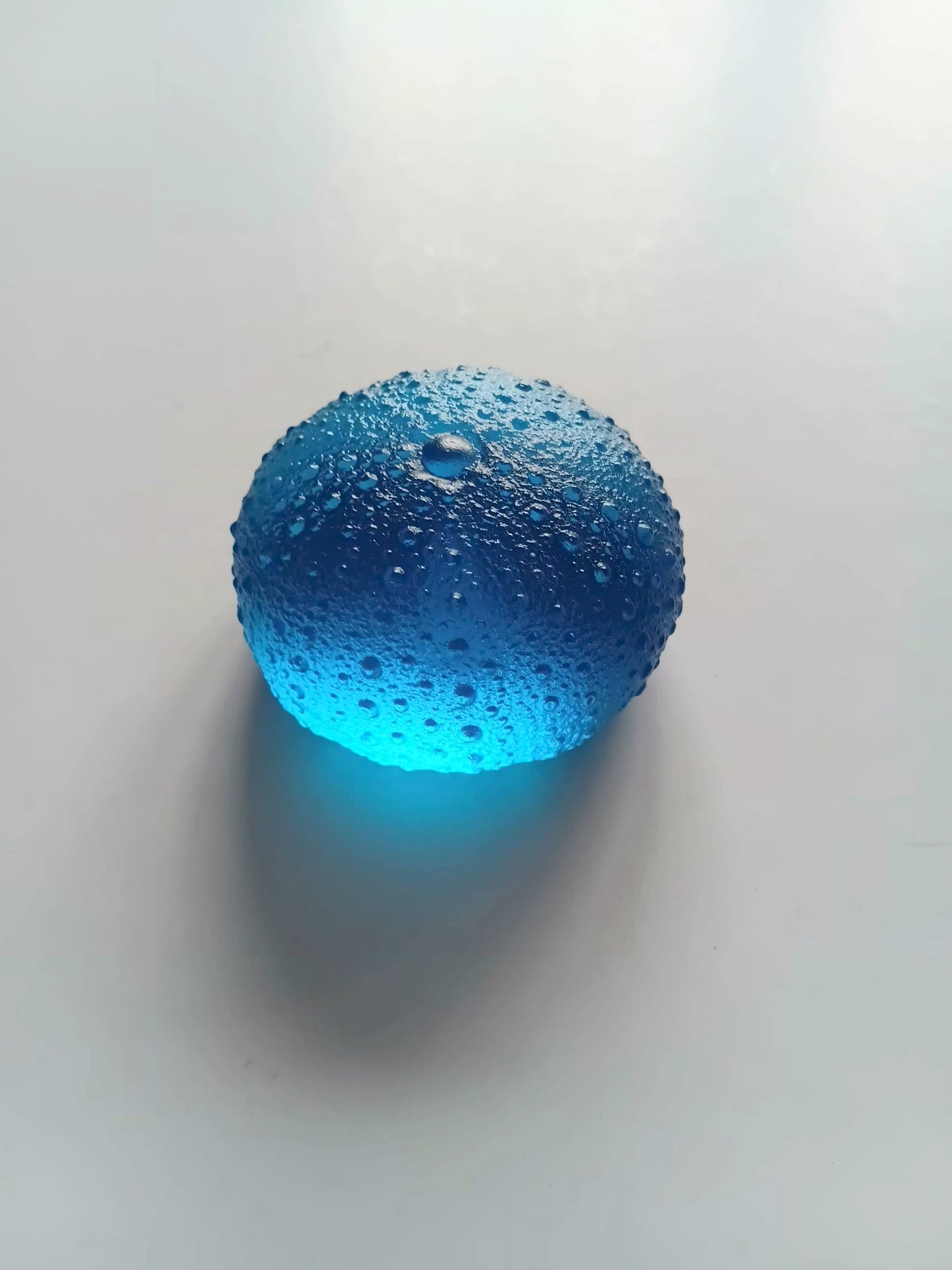 Large Glass Urchin -Dark Aqua 52mm