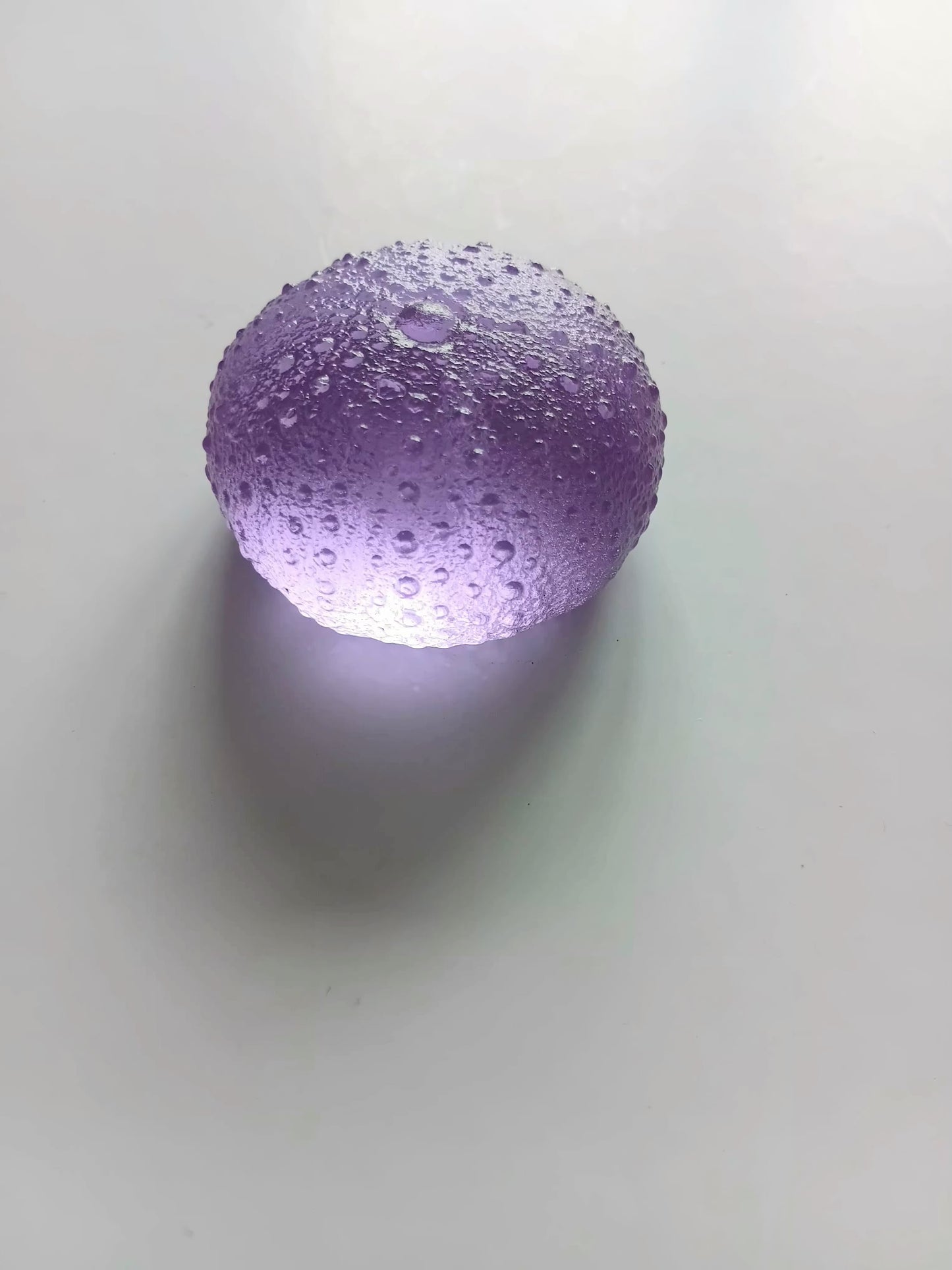 Meduim Glass Urchin -Violet 47mm