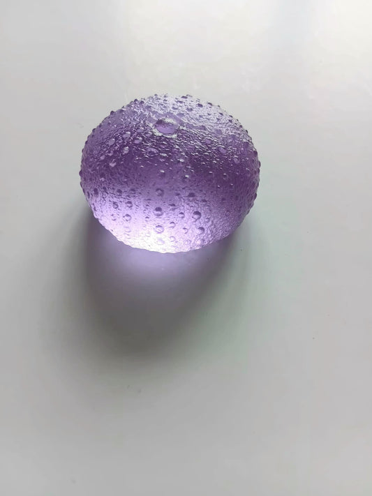 Large Glass Urchin -Violet 52mm