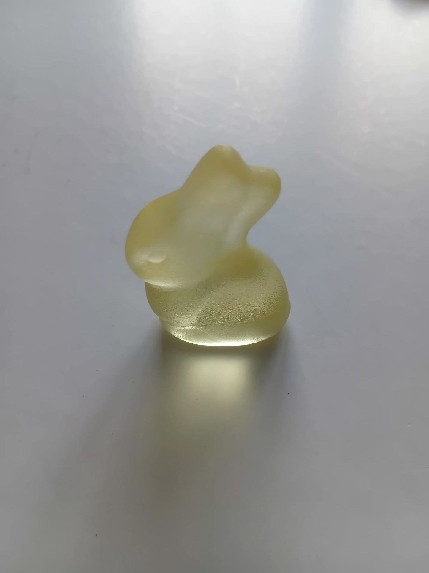 Glass Tiny Bunny  Lemon