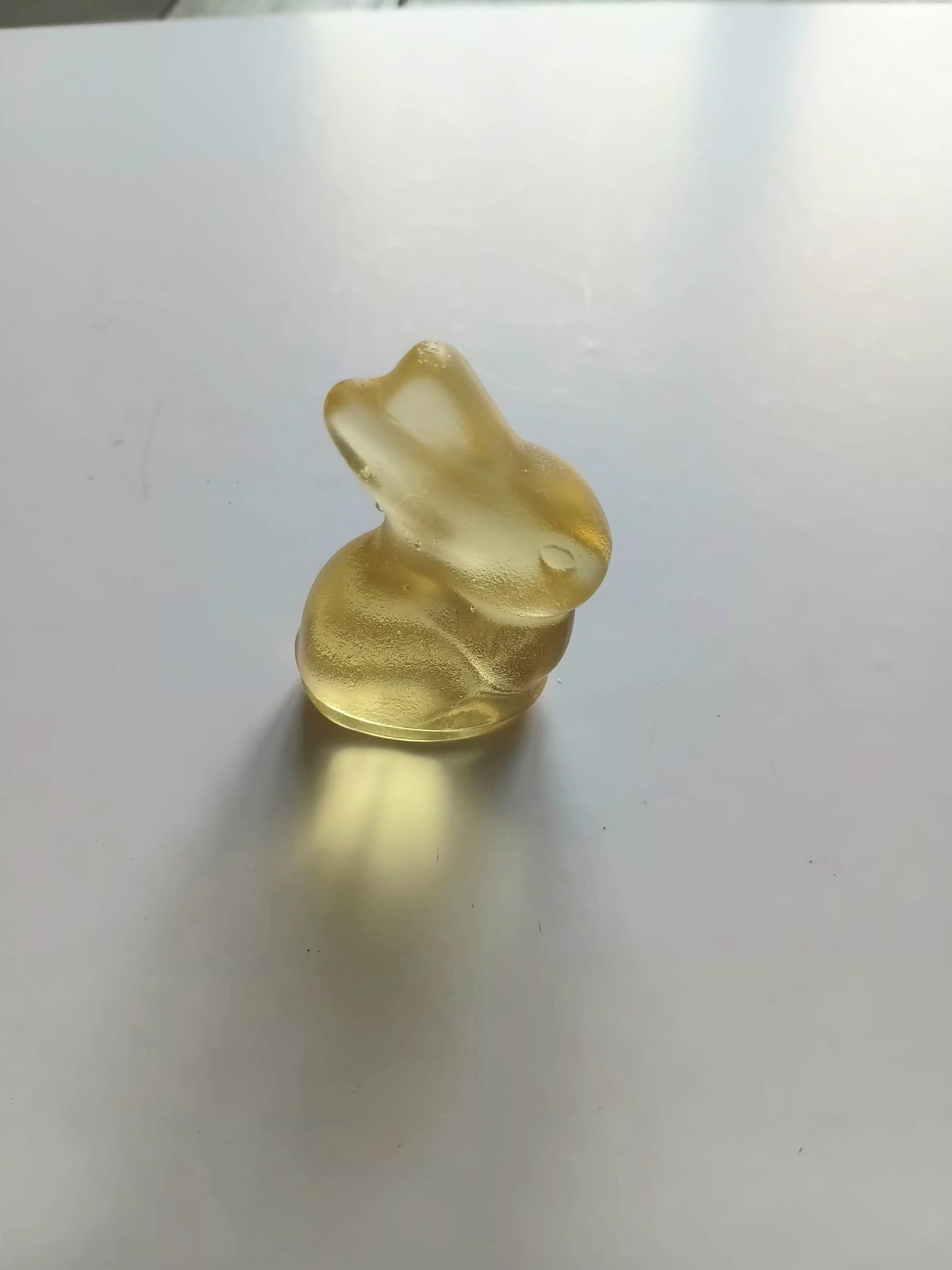Glass Tiny Bunny  Yellow 24