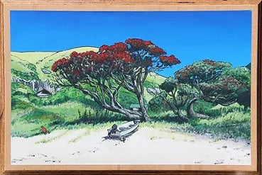 Nestled Near the Waters Edge - original