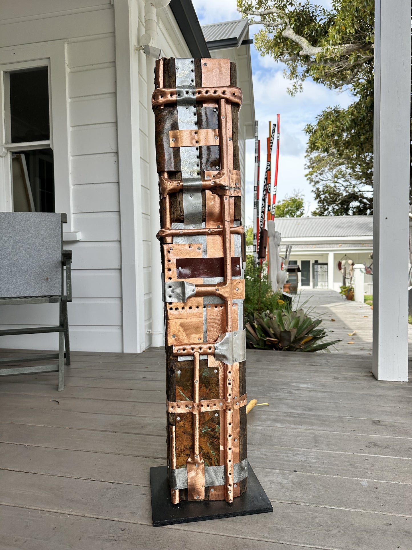 Pipe Design Sculpture 1m