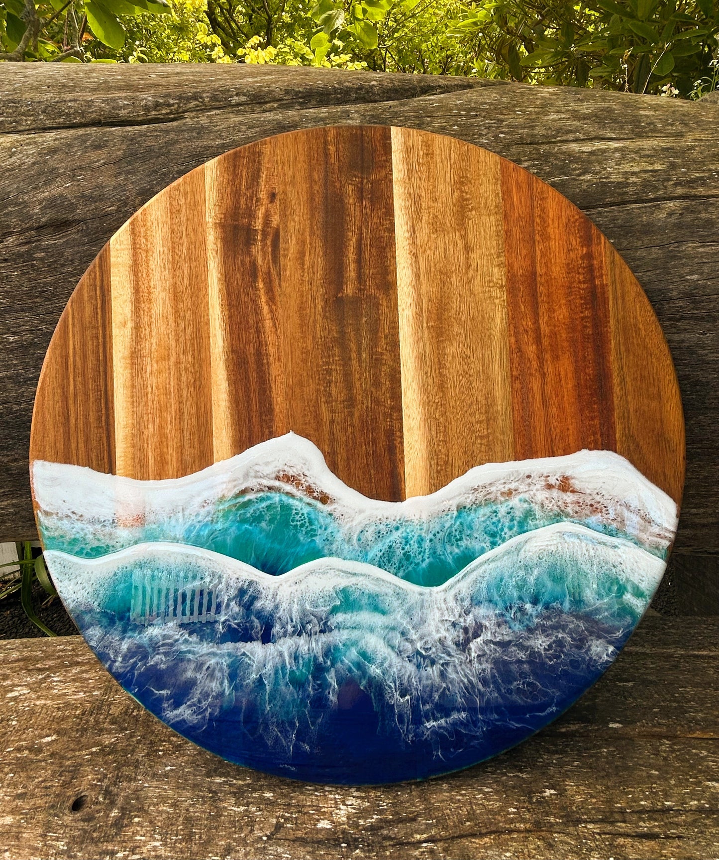 Rimu/Resin Lazy Susan
