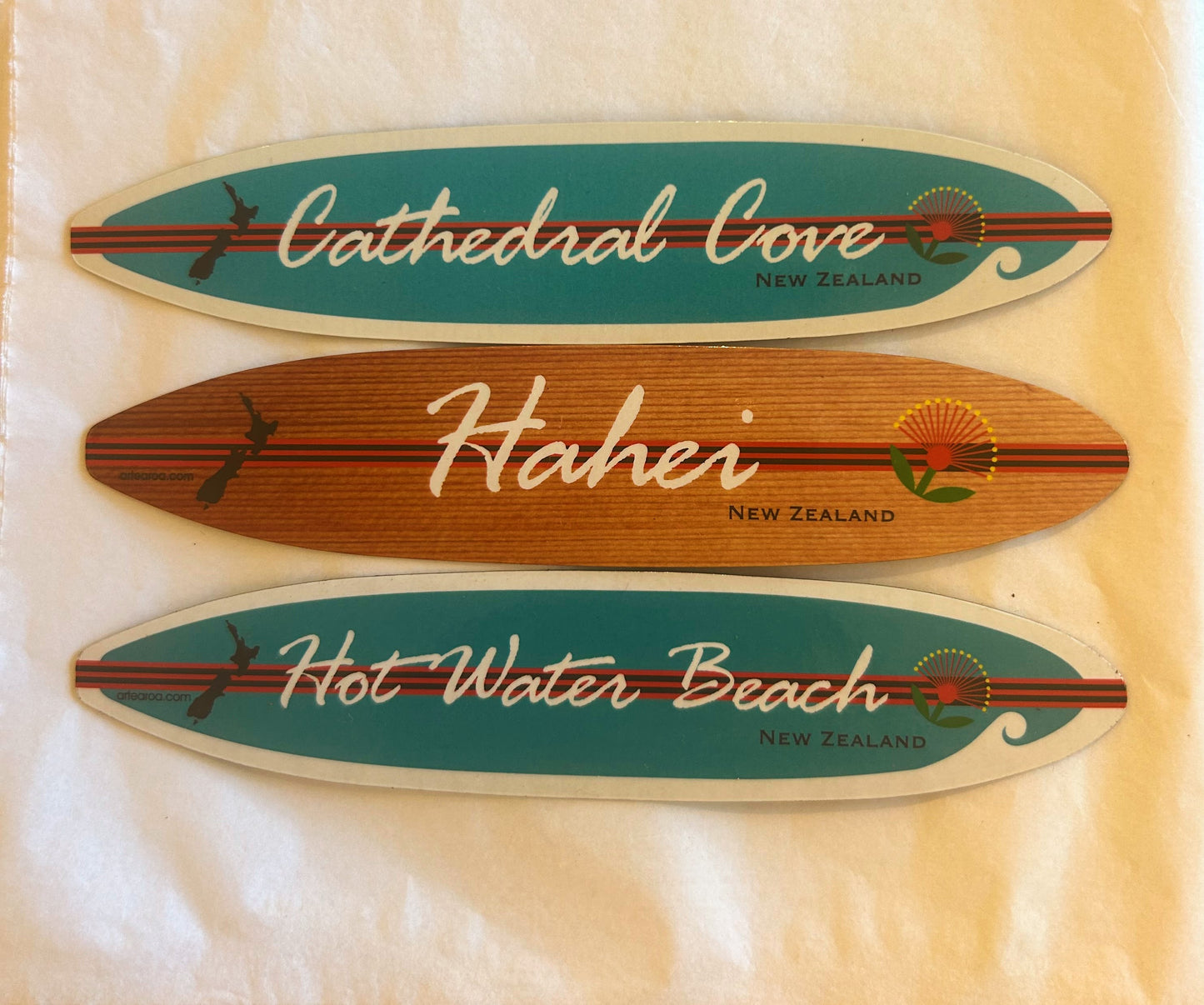 Surfboard magnet hahei, hotwaterbeach, cath cove