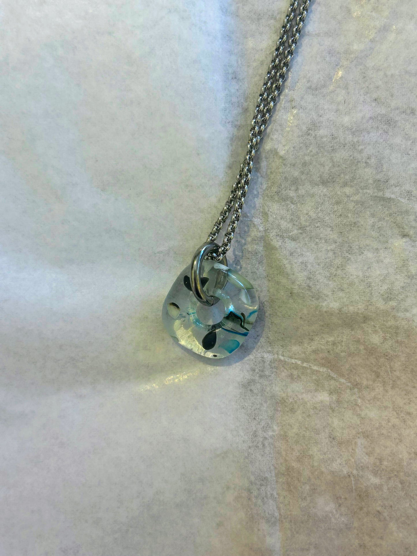 Glass Bead Necklace Beach Babe