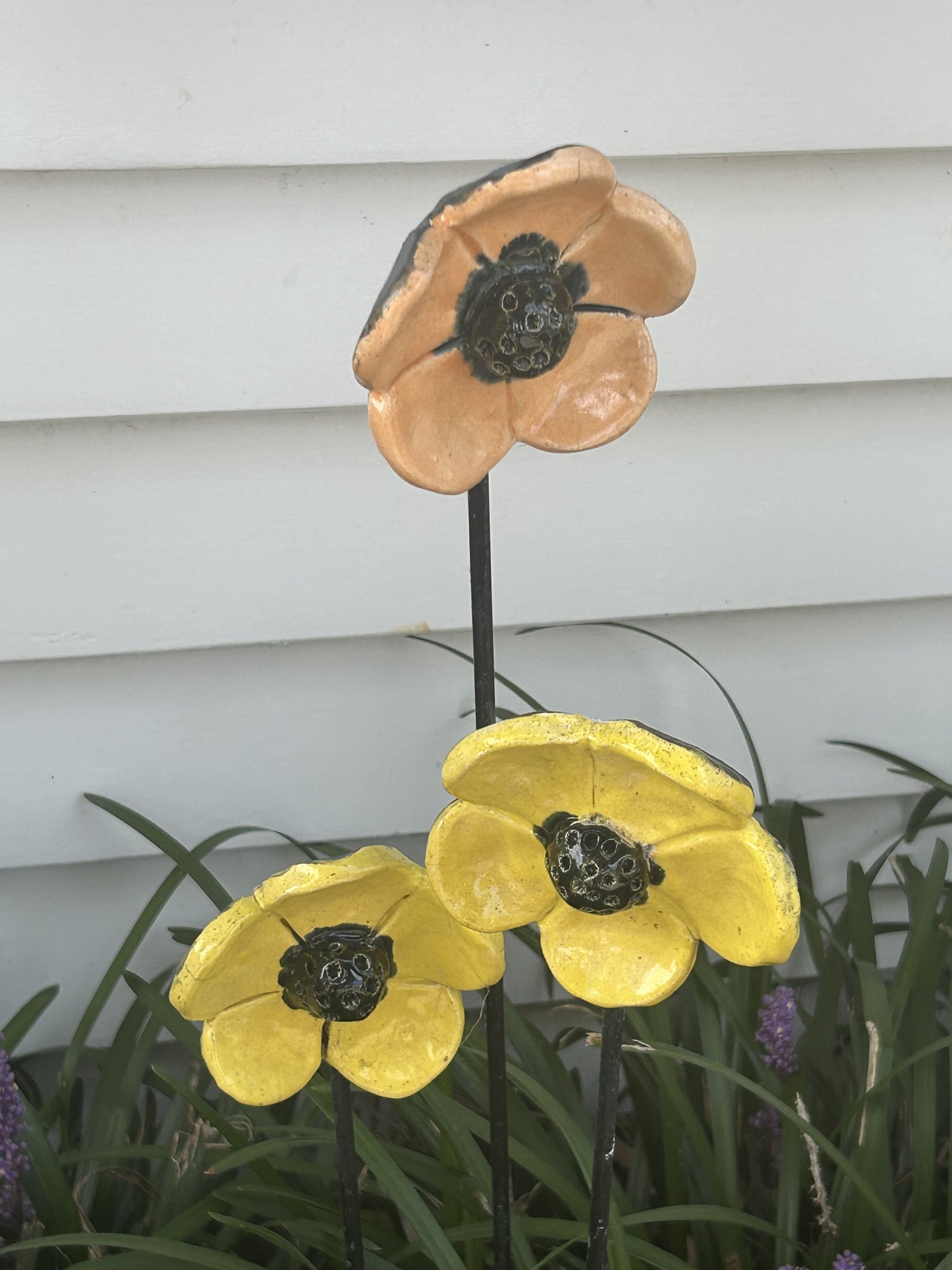 Potty Flowers on Stem