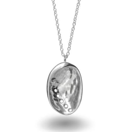 Pendant-Baby Paua-Silver-Large-2cm