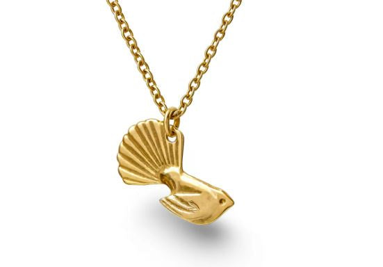Pendant-Fantail-Gold-Small