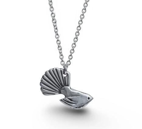 Pendant-Fantail-Silver-Small