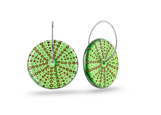 Earrings-Kina-Green