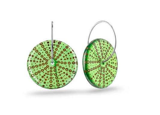 Earrings-Kina-Green