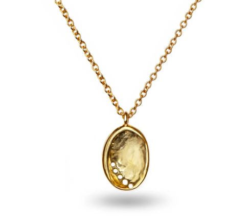 Pendant-Baby Paua-Gold