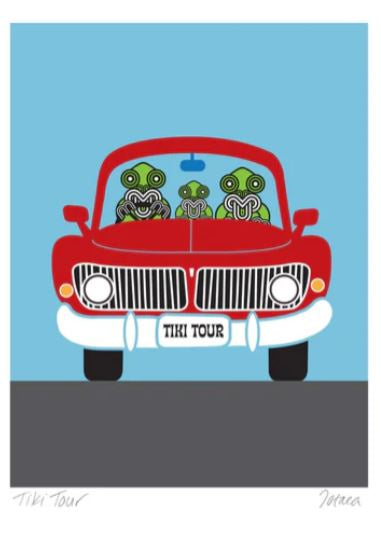 A3 Tiki Tour Print