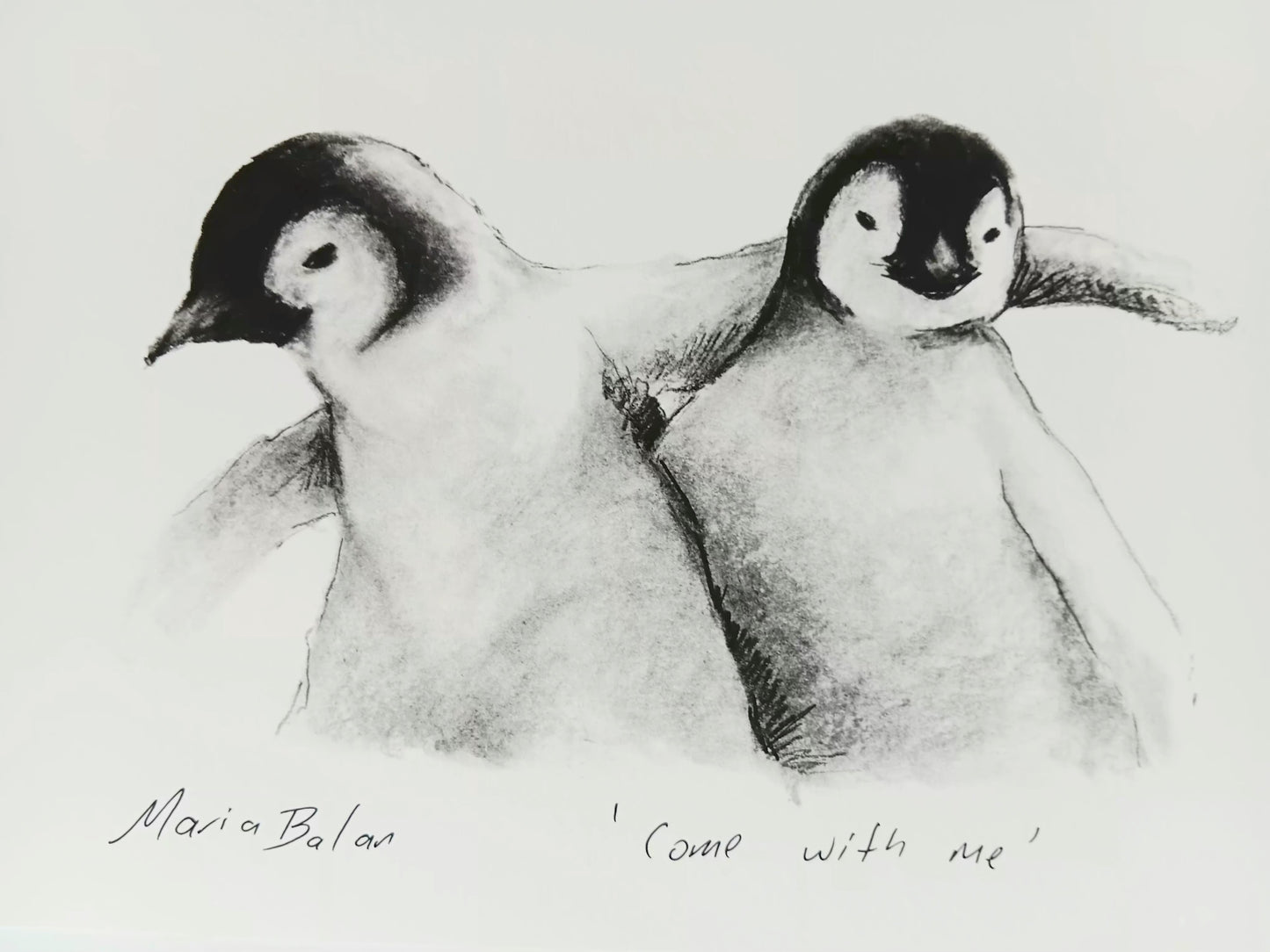 Come With Me A4 Print