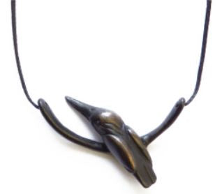 Bronze Kingfisher Pendant