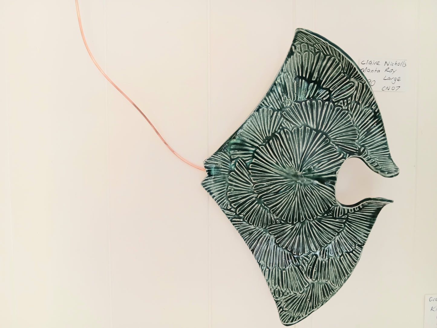 Ceramic manta Ray-large