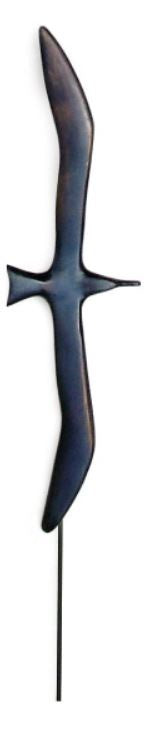 Bronze Albatross on pin 280mm