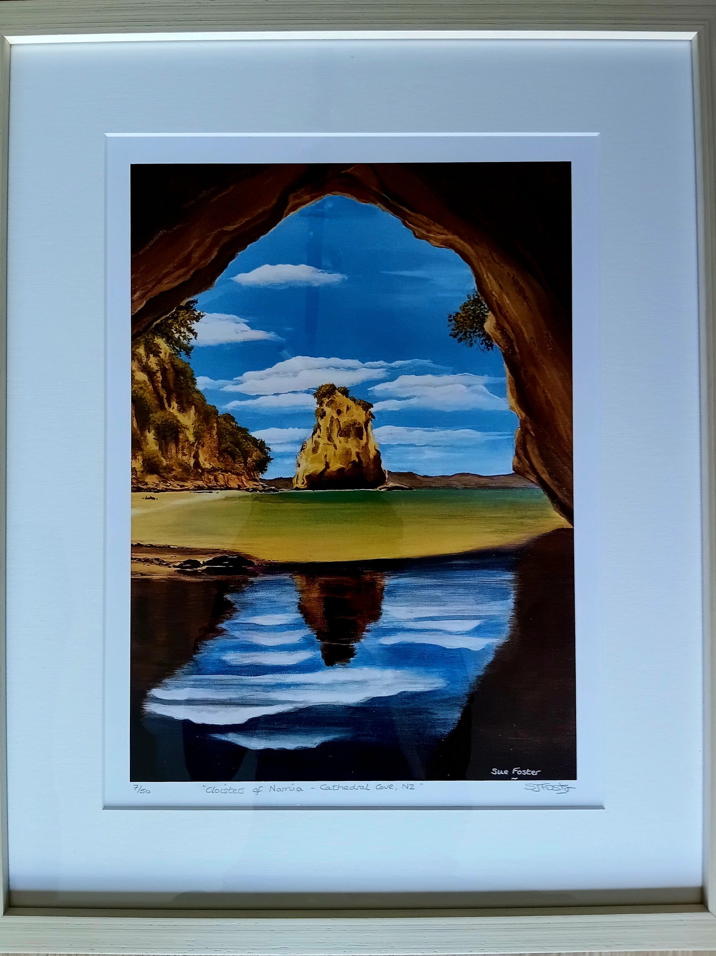 Cloisters of Narnia Print Framed